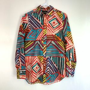 J. Crew Women’s Classic Fit Boy Shirt Color Burst